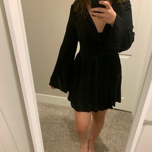 NWT Flowy Black Urban Outfitters Dress